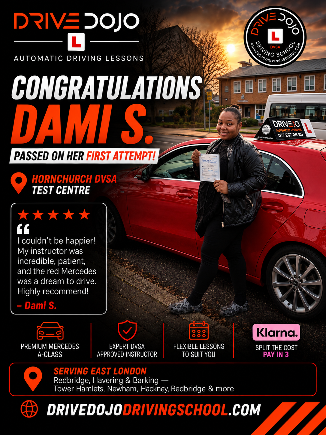 Dami S. - Passed