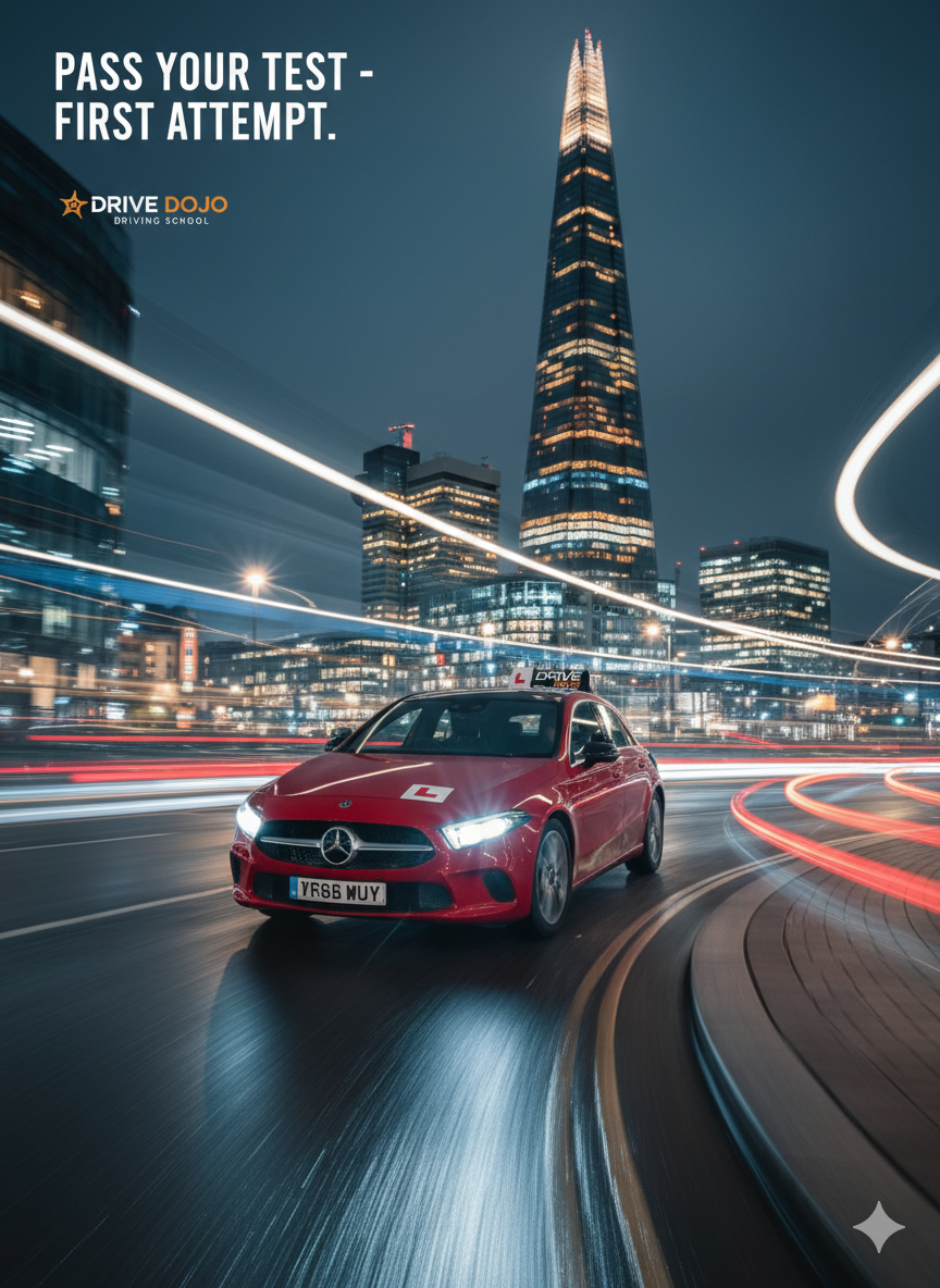 Drive Dojo Mercedes A-Class driving in East London